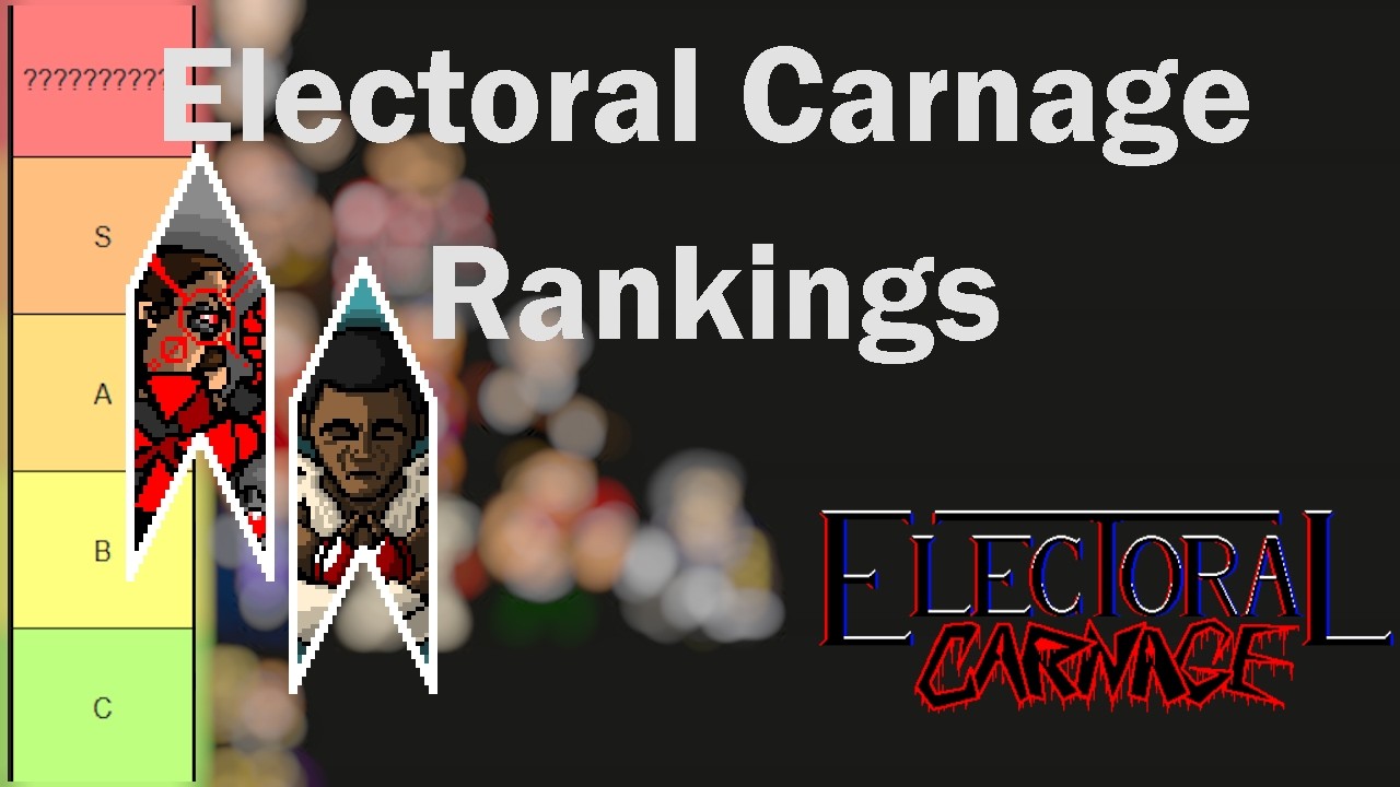 Electoral Carnage ranking video cover with the title, Robo Roosevelt and Obama portraits